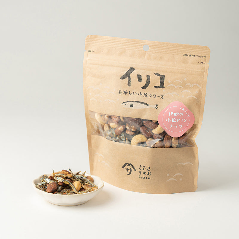 伊吹の小魚ＭＩＸナッツ　80ｇ